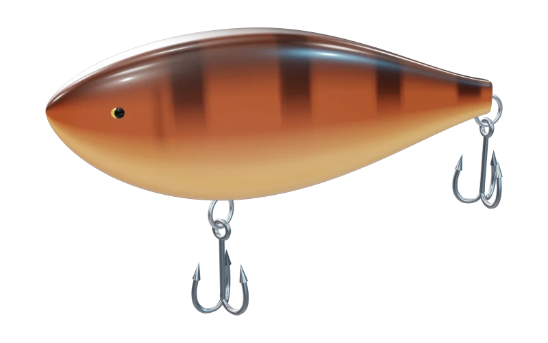Lipless crankbait in red crawfish